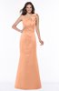 ColsBM Hayley Salmon Gorgeous A-line Sleeveless Satin Floor Length Bow Bridesmaid Dresses