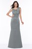 ColsBM Hayley Silver Sconce Gorgeous A-line Sleeveless Satin Floor Length Bow Bridesmaid Dresses