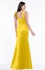 ColsBM Hayley Yellow Gorgeous A-line Sleeveless Satin Floor Length Bow Bridesmaid Dresses