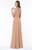 ColsBM Leanna Almost Apricot Glamorous Sleeveless Chiffon Floor Length Ruching Bridesmaid Dresses