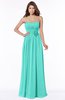 ColsBM Leanna Blue Turquoise Glamorous Sleeveless Chiffon Floor Length Ruching Bridesmaid Dresses
