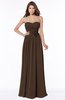 ColsBM Leanna Copper Glamorous Sleeveless Chiffon Floor Length Ruching Bridesmaid Dresses