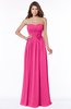ColsBM Leanna Fandango Pink Glamorous Sleeveless Chiffon Floor Length Ruching Bridesmaid Dresses