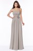 ColsBM Leanna Mushroom Glamorous Sleeveless Chiffon Floor Length Ruching Bridesmaid Dresses