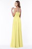 ColsBM Leanna Pastel Yellow Glamorous Sleeveless Chiffon Floor Length Ruching Bridesmaid Dresses
