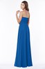 ColsBM Leanna Royal Blue Glamorous Sleeveless Chiffon Floor Length Ruching Bridesmaid Dresses