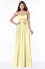 ColsBM Leanna Soft Yellow Glamorous Sleeveless Chiffon Floor Length Ruching Bridesmaid Dresses
