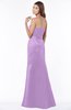 ColsBM Cara Begonia Modest A-line Sleeveless Half Backless Floor Length Ruching Bridesmaid Dresses