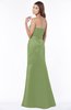 ColsBM Cara Gleam Modest A-line Sleeveless Half Backless Floor Length Ruching Bridesmaid Dresses