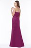 ColsBM Cara Raspberry Modest A-line Sleeveless Half Backless Floor Length Ruching Bridesmaid Dresses