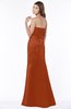 ColsBM Cara Rust Modest A-line Sleeveless Half Backless Floor Length Ruching Bridesmaid Dresses