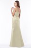 ColsBM Cara Tan Modest A-line Sleeveless Half Backless Floor Length Ruching Bridesmaid Dresses