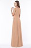 ColsBM Anika Almost Apricot Modest A-line Scoop Sleeveless Zip up Chiffon Bridesmaid Dresses