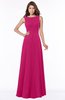 ColsBM Anika Beetroot Purple Modest A-line Scoop Sleeveless Zip up Chiffon Bridesmaid Dresses