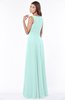 ColsBM Anika Blue Glass Modest A-line Scoop Sleeveless Zip up Chiffon Bridesmaid Dresses