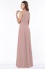ColsBM Anika Blush Pink Modest A-line Scoop Sleeveless Zip up Chiffon Bridesmaid Dresses