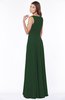 ColsBM Anika Hunter Green Modest A-line Scoop Sleeveless Zip up Chiffon Bridesmaid Dresses