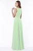 ColsBM Anika Light Green Modest A-line Scoop Sleeveless Zip up Chiffon Bridesmaid Dresses