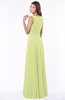 ColsBM Anika Lime Green Modest A-line Scoop Sleeveless Zip up Chiffon Bridesmaid Dresses