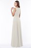 ColsBM Anika Off White Modest A-line Scoop Sleeveless Zip up Chiffon Bridesmaid Dresses