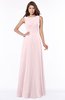 ColsBM Anika Petal Pink Modest A-line Scoop Sleeveless Zip up Chiffon Bridesmaid Dresses