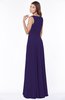 ColsBM Anika Royal Purple Modest A-line Scoop Sleeveless Zip up Chiffon Bridesmaid Dresses