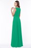 ColsBM Anika Sea Green Modest A-line Scoop Sleeveless Zip up Chiffon Bridesmaid Dresses