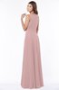 ColsBM Anika Silver Pink Modest A-line Scoop Sleeveless Zip up Chiffon Bridesmaid Dresses