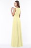 ColsBM Anika Soft Yellow Modest A-line Scoop Sleeveless Zip up Chiffon Bridesmaid Dresses