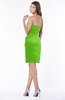 ColsBM Giana Classic Green Luxury Sheath Sleeveless Zip up Satin Ruching Bridesmaid Dresses