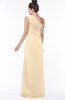 ColsBM Daniela Apricot Gelato Glamorous A-line Sleeveless Zip up Chiffon Ruching Bridesmaid Dresses