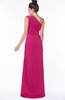 ColsBM Daniela Beetroot Purple Glamorous A-line Sleeveless Zip up Chiffon Ruching Bridesmaid Dresses