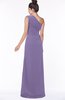 ColsBM Daniela Chalk Violet Glamorous A-line Sleeveless Zip up Chiffon Ruching Bridesmaid Dresses