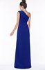 ColsBM Daniela Electric Blue Glamorous A-line Sleeveless Zip up Chiffon Ruching Bridesmaid Dresses