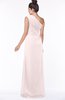 ColsBM Daniela Light Pink Glamorous A-line Sleeveless Zip up Chiffon Ruching Bridesmaid Dresses