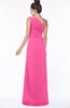 ColsBM Daniela Rose Pink Glamorous A-line Sleeveless Zip up Chiffon Ruching Bridesmaid Dresses
