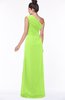 ColsBM Daniela Sharp Green Glamorous A-line Sleeveless Zip up Chiffon Ruching Bridesmaid Dresses