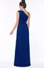 ColsBM Daniela Sodalite Blue Glamorous A-line Sleeveless Zip up Chiffon Ruching Bridesmaid Dresses