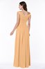 ColsBM Lillian Apricot Gorgeous A-line Short Sleeve Zip up Chiffon Floor Length Bridesmaid Dresses