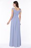 ColsBM Lillian Blue Heron Gorgeous A-line Short Sleeve Zip up Chiffon Floor Length Bridesmaid Dresses