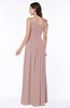ColsBM Lillian Bridal Rose Gorgeous A-line Short Sleeve Zip up Chiffon Floor Length Bridesmaid Dresses