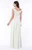 ColsBM Lillian Cloud White Gorgeous A-line Short Sleeve Zip up Chiffon Floor Length Bridesmaid Dresses