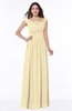 ColsBM Lillian Cornhusk Gorgeous A-line Short Sleeve Zip up Chiffon Floor Length Bridesmaid Dresses