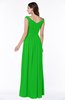 ColsBM Lillian Jasmine Green Gorgeous A-line Short Sleeve Zip up Chiffon Floor Length Bridesmaid Dresses