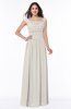 ColsBM Lillian Off White Gorgeous A-line Short Sleeve Zip up Chiffon Floor Length Bridesmaid Dresses