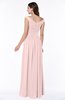 ColsBM Lillian Pastel Pink Gorgeous A-line Short Sleeve Zip up Chiffon Floor Length Bridesmaid Dresses
