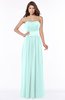 ColsBM Sabrina Blue Glass Elegant Sweetheart Sleeveless Zip up Ruching Bridesmaid Dresses