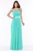ColsBM Sabrina Blue Turquoise Elegant Sweetheart Sleeveless Zip up Ruching Bridesmaid Dresses