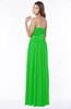 ColsBM Sabrina Classic Green Elegant Sweetheart Sleeveless Zip up Ruching Bridesmaid Dresses