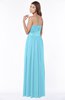ColsBM Sabrina Light Blue Elegant Sweetheart Sleeveless Zip up Ruching Bridesmaid Dresses